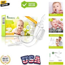 Nasal Aspirator Baby. CLINICALLY Tested, Safe and Gentle. Baby Nose Sucker wi...