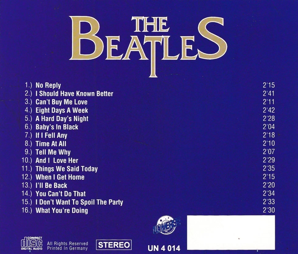 The Beatles - Volume 1 (Compilation) - Bild 2 von 2