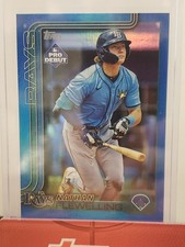 2025 Topps Pro Debut Blue Foil #PD106 Nathan Flewelling 067/150