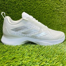 Adidas Avacourt Womens Size 9.5 White Athletic Running Tennis Shoes Sneakers