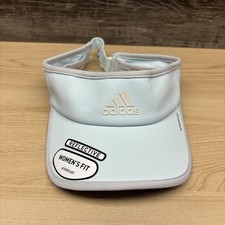 Adidas Hat Visor Strap Back Blue Reflective AEROREADY Womens Running Golf NWT