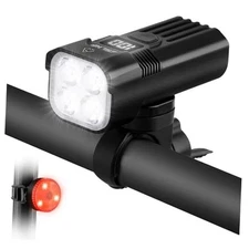 USB-C Rechargeable Bike Light Front & Rear Set, Multi-Mode 1000-1200 Lumens