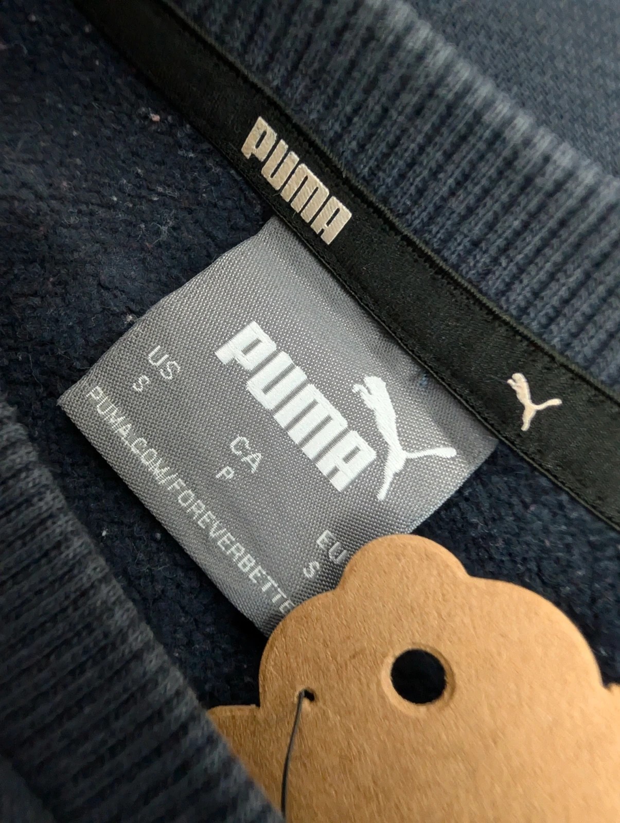 Puma dark blue crew neck sweatshirt. Mens Small. DN3115 image 5