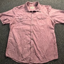 Wrangler Authentic Men s L Classic Woven Button Down Shirt, Tawny Point