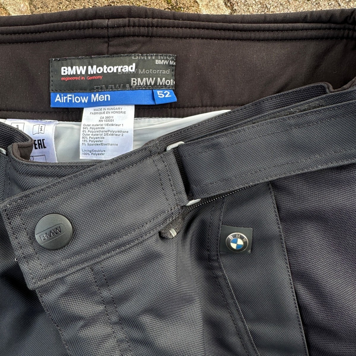 BMW Airflow Moto Pants Motorcycle Size 52 (Almost Brand New