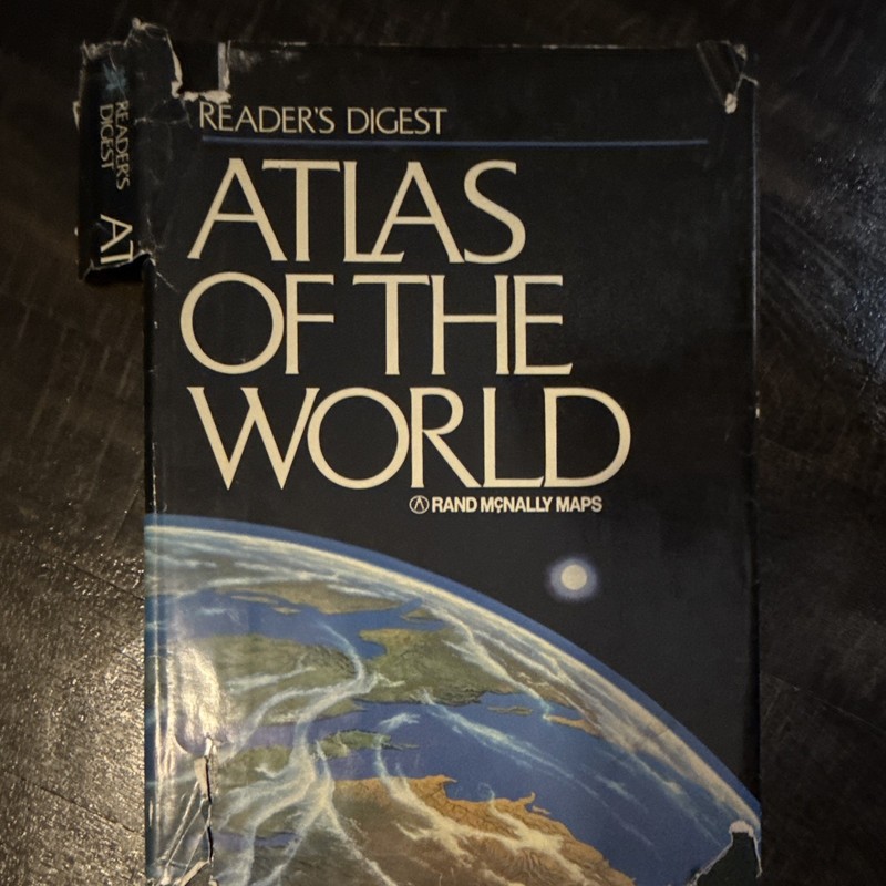 Reader’s Digest Atlas of the World (Rand McNally Maps) Hardcover 1987
