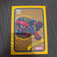 2025 Topps Chrome Marvel - Rek-Rap Gold Wave Refractor 19/50 #54