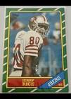 1986 Topps #161 Jerry Rice 49ers Rookie Card Sharp Centered HOF GOAT