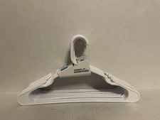 Room Essentials, Standard White Hangers 18 Pack (Damaged Package)