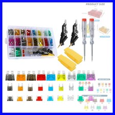 306PCS Car Fuses Assortment Kit, Mixed Vehicle Blade Standard  Mini  Low...