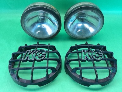 x2 Vintage KC 1A Fog Light KC 4205 Driving Lamp Halogen Pair - UNTESTED LOT OF 2