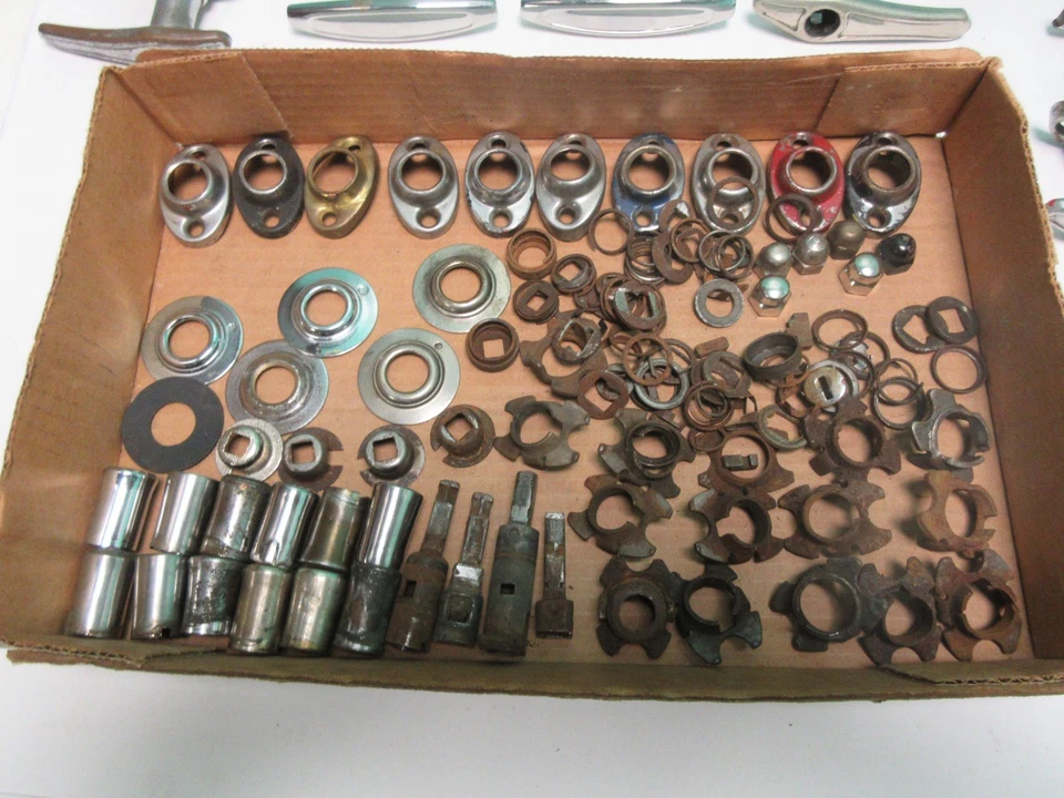 Gran Lote Original Ford Modelo A Puerta Exterior Cubierta Manijas Cupé Roadster Sedán Foto 2 de 4