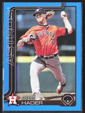 2025 Topps #271 Josh Hader Blue Rainbow Foil #/150
