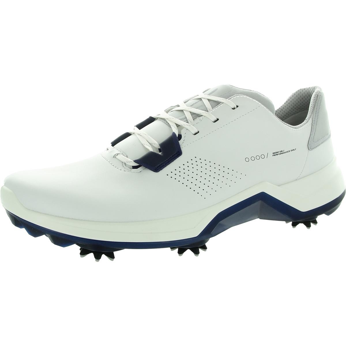 Мужские белые кожаные туфли для гольфа ECCO с комфортной стелькой 46 Medium D BHFO 3139 33390₽