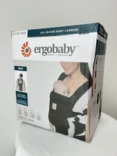 Ergobaby Omni 360 All Carry Positions Baby Carrier 7-33 LBS Midnight Black