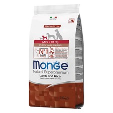 Monge Natural Superpremium Mini Puppy Junior Agnello Riso 2,5kg