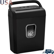 Micro Cut Paper Shredder Home Office Auto Start Stop Portable Protection New