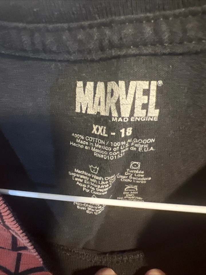 Marvel Mad Engine Graphic Spider-Man XXL 18 Short Sleeve - Image 3 of 4