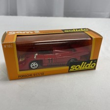 Solido #18 Red Porsche 917-10 CANAM Uniroyal Race Car France 1/43 scale in Box