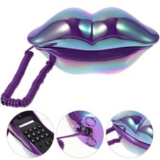 Novelty Phone Charming Lip Decoration Decorative Land Line Telephones for Home