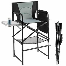116.5 cm Directors Chair Folding Makeup Artist Chair Camping Chair for Lawn&Yard