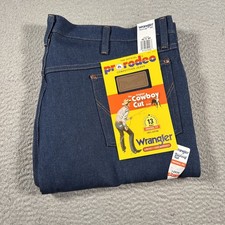 Wrangler Jeans Mens 42x34 Original Fit Cowboy Cut Western Rigid Indigo NWT 13MWZ