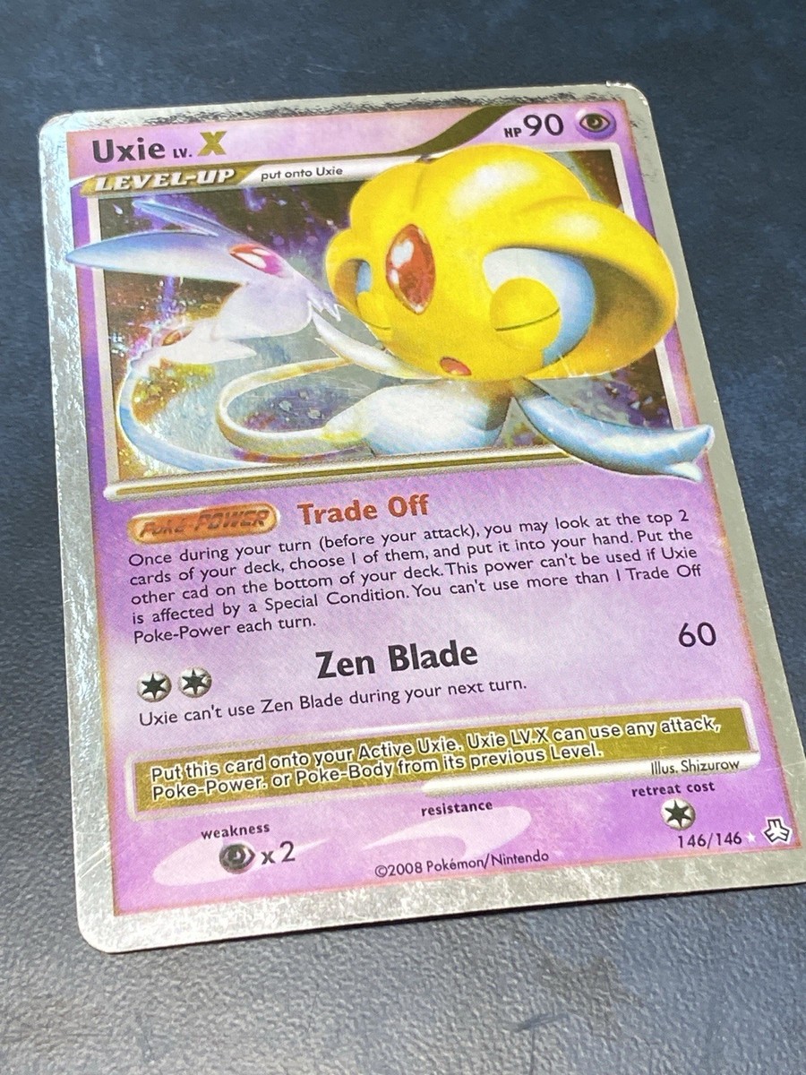 Uxie LV.X 146/146 Holo Pokmon Card Legends Awakened (2008) LV.X | eBay Uxie LV.X 146/146 Holo Pokmon Card Legends Awakened (2008) LV.X | eBay