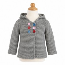 Mini Boden Sweater Girls 18 24 Months Gray Ca...