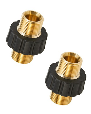 #ad #ad Pressure Washer Adapter M22 14mm Male to M22 14mm Male Swivel Hose Fitting $25.47