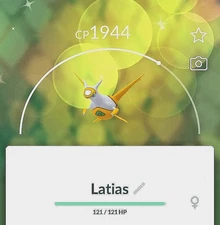 Pokémon - Shiny Latias - P T C - 80k stardust - Please see description