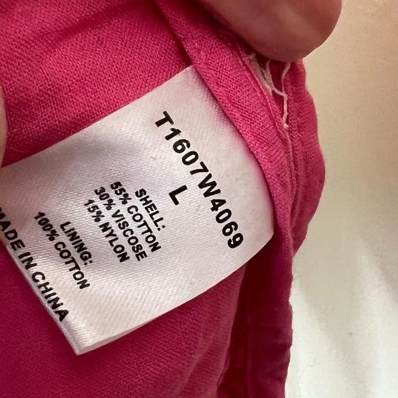 VALENTINO Abito tubino TART con tasche GRANDE rosa bianco pizzo mini cocktail cotone coquette