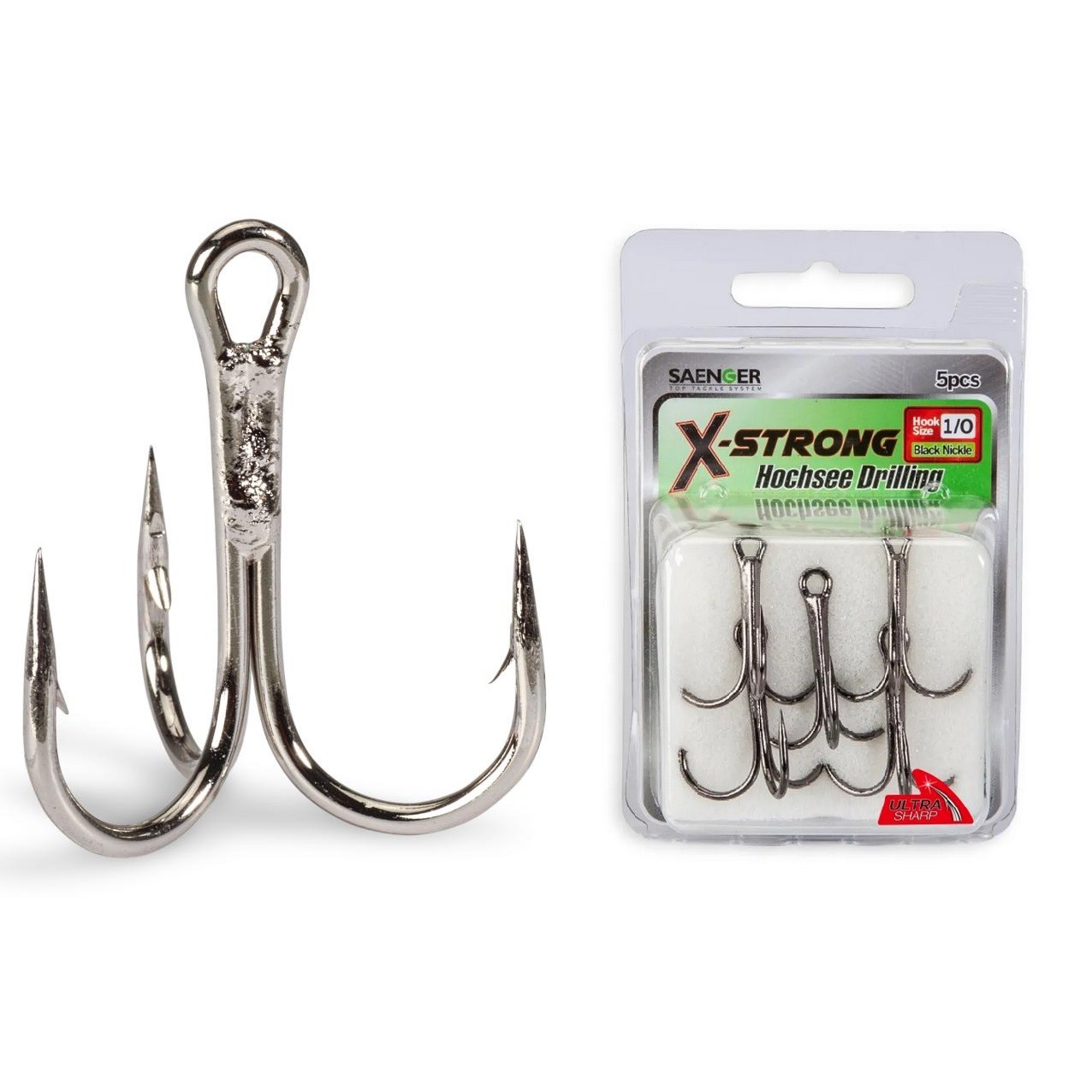 Snger X-Strong Hochsee Drillinge Gr 20 super scharf - stabil 5 штук 2590₽