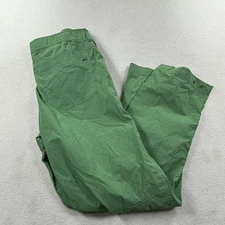 Stio Pants Mens 38 Green Cut Bank Hiking Outdoor Snap Hem Zip Pocket