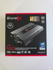 Creative Sound BlasterX G6 7.1 External USB Sound Card
