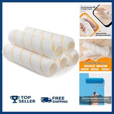 Great 5-Pack Paint Roller Covers 9 Inch, 3/8" Nap Microfiber Paint Roller Kit fo
