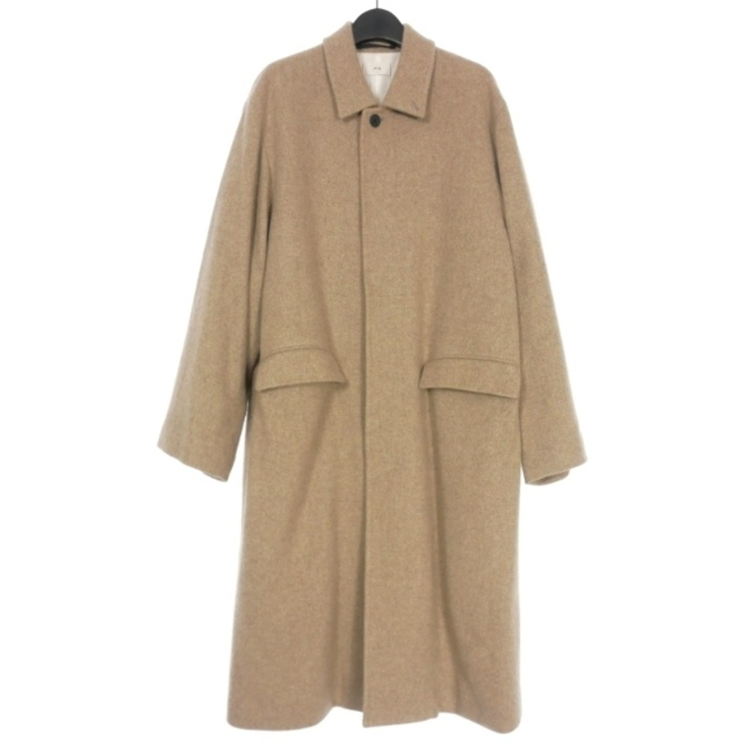 aton WASHED CASHMERE BALMACAAN COAT