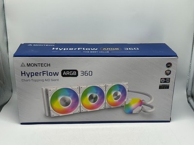 Montech Hyper Flow ARGB 360mm All in One Liquid CPU Cooling Kit - White