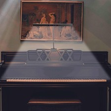 Piano Lamp with 3 Color Modes, Adjustable Height  Direction - Desk Light wit...