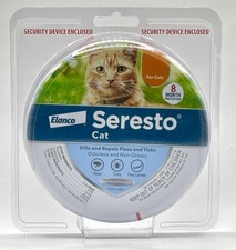 Elanco Seresto Cat Flea & Tick Collar 8 Month Protection NEW SEALED