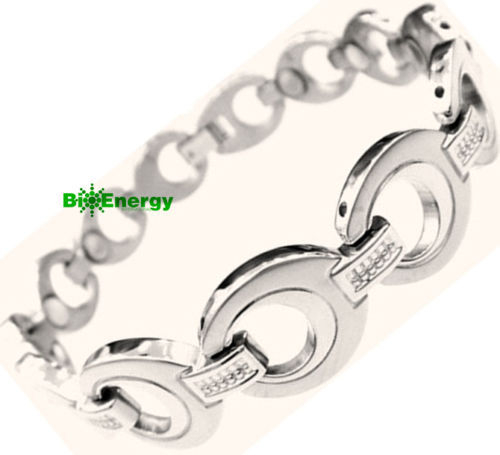 Magnet Magnetic Pure TITANIUM Energy Power Bracelet Health Bio Armband Cuff - Bild 1 von 1