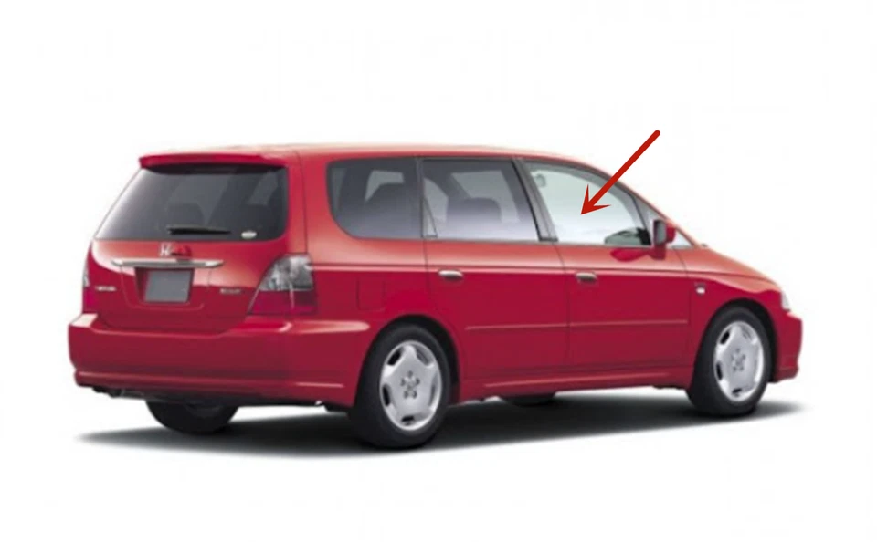 Fits 99-04 Honda Odyssey Mini Van Passenger Side Right Front Door Window Glass Foto 2 de 4