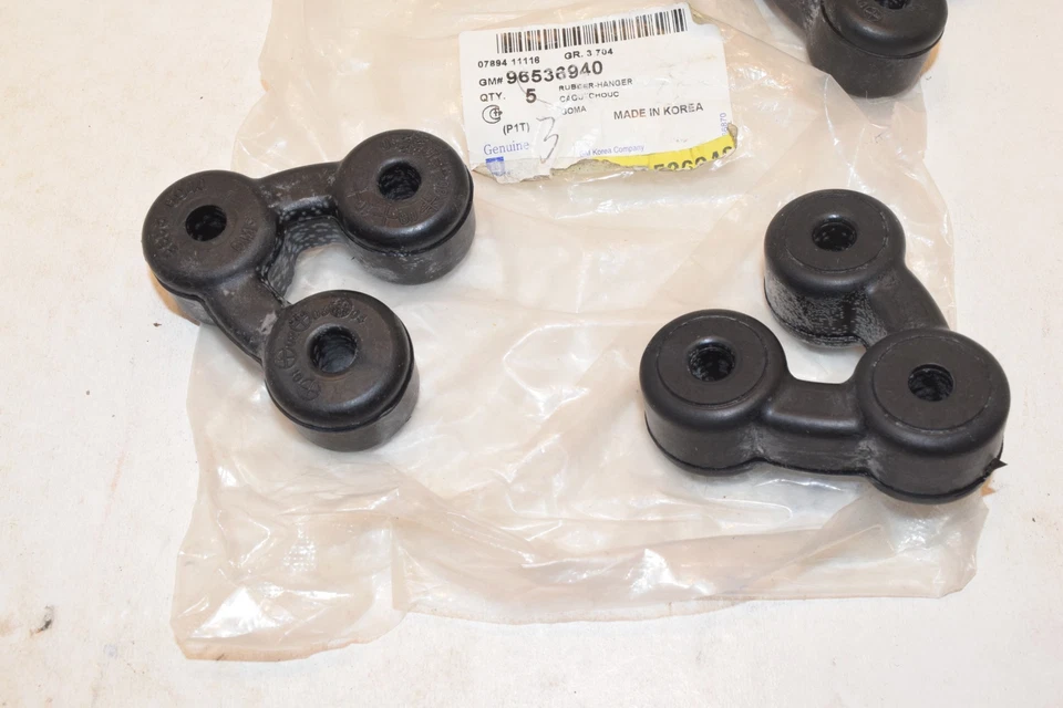 3x Perchas de silenciador de escape genuinas GM 2004-2011 Chevrolet Pontiac Aveo G3 - C77 Foto 2 de 3