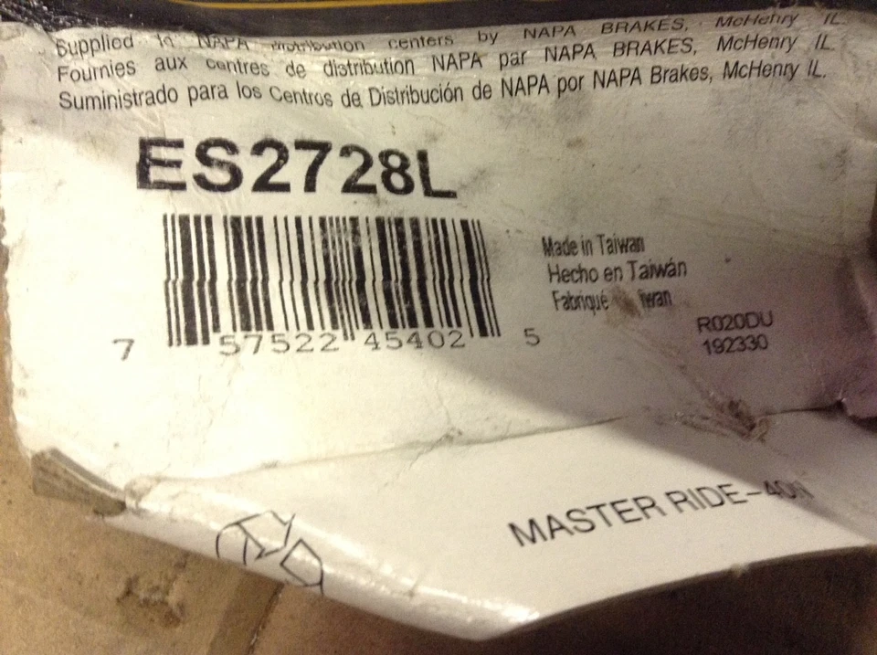 NUEVO NAPA ES2728L extremo de barra de dirección exterior izquierdo - se adapta a 85-94 Ford F-250 Foto 2 de 4