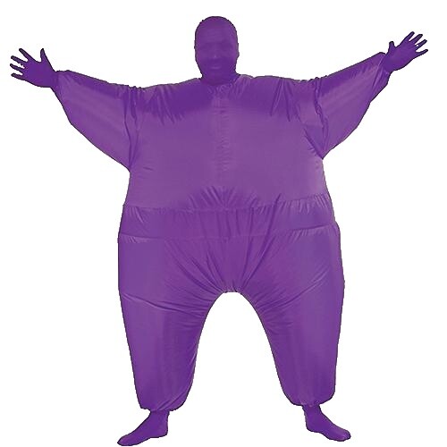80's Purple Tracksuit Men's Costume | 80's Costumes - Foto 9