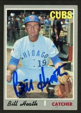 Bill Heath #541 signed autograph auto 1970 Topps Baseball Trading Card