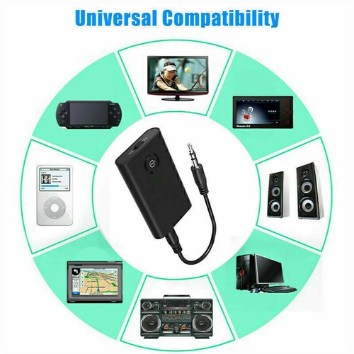 Bluetooth 5.0 Transmitter Receiver 3.5mm Audio Adapter for TV Home Stereo System - Afbeelding 3 van 11