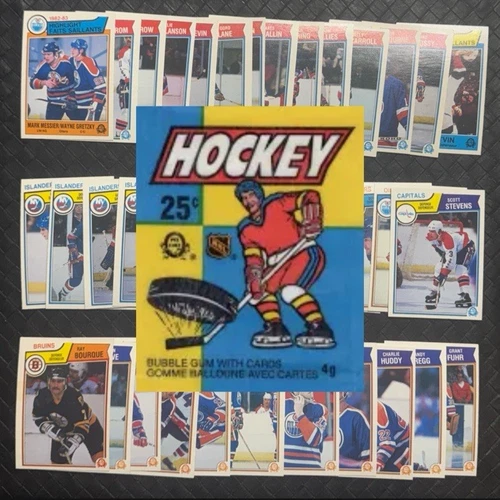 1983-84 O-PEE-CHEE Hockey Trading Cards Complete Your Set U Pick Gretzky 1/2