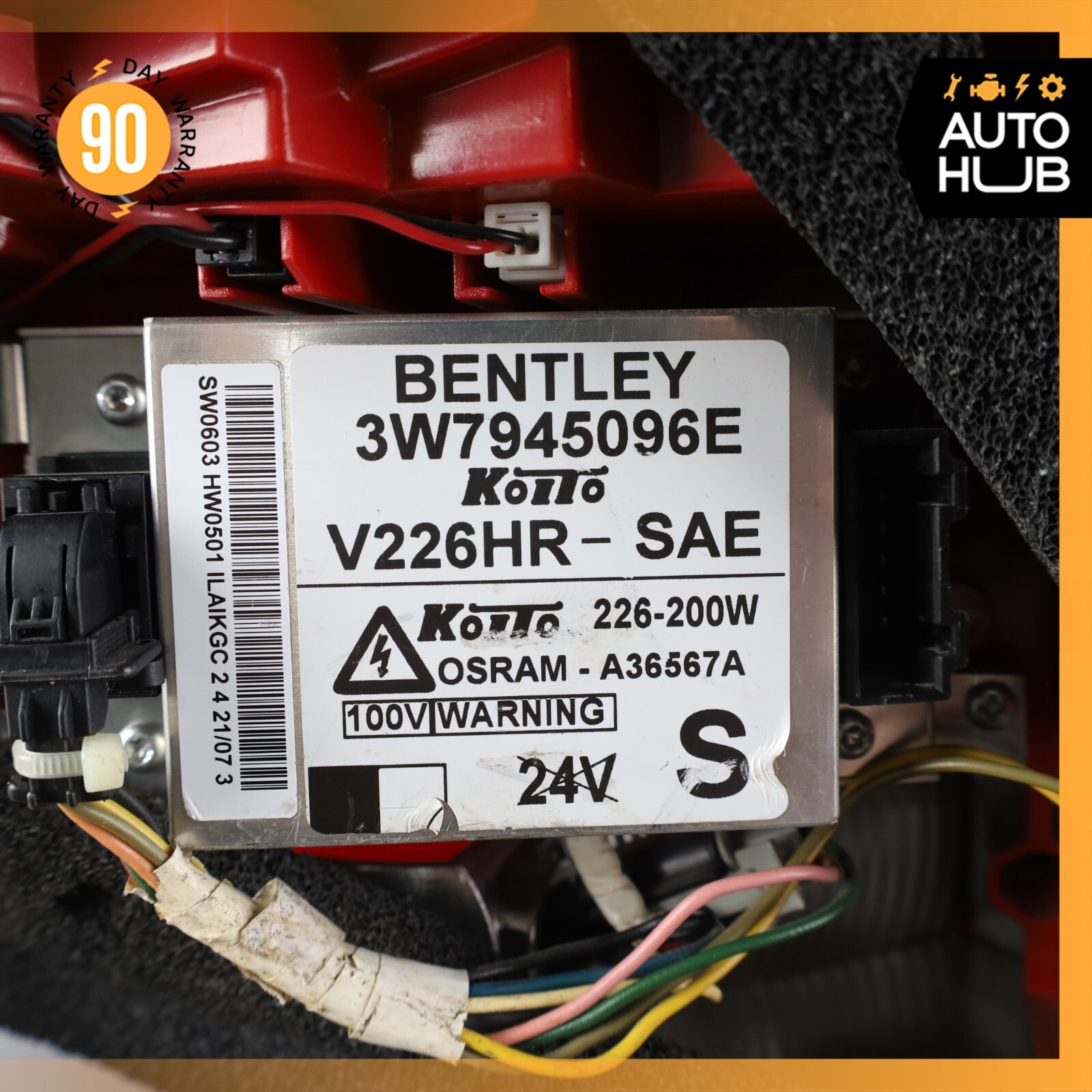 03-09 Bentley Continental GTC Right Passenger Side Tail Light Lamp OEM 62k