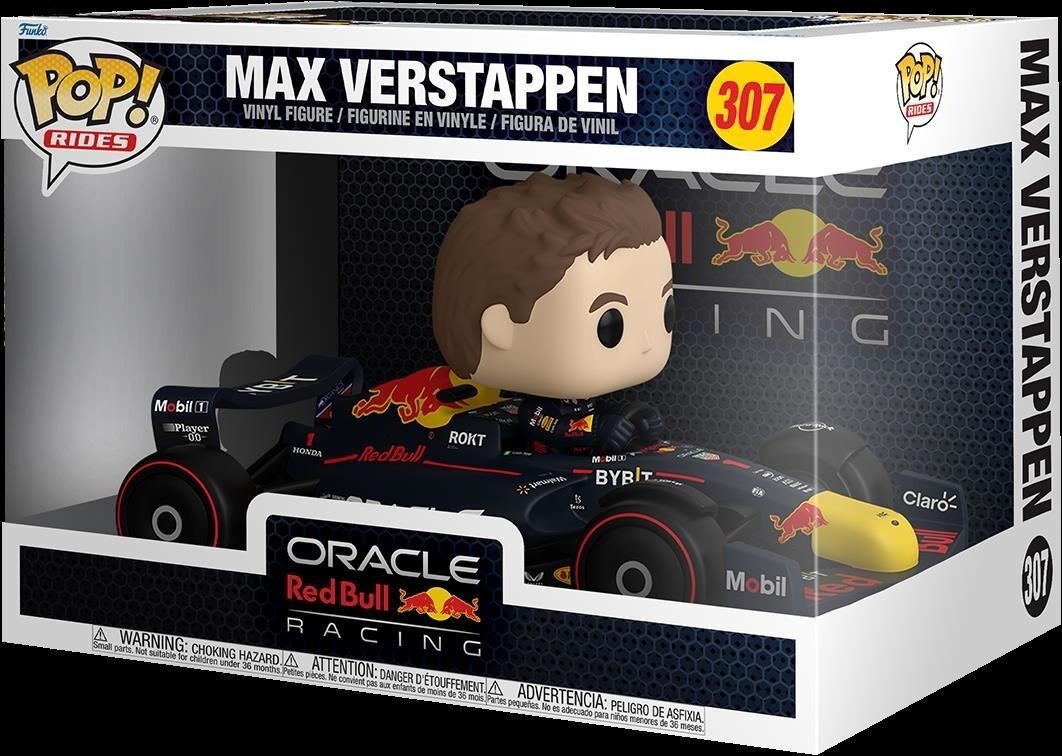 Merchandising Formula 1: Funko Pop! Ride Super Deluxe - Max Verstappen (Vinyl Fi