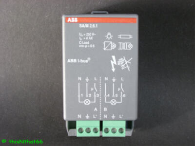 ABB SA/M 2.6.1 EIB KNX Schaltaktormodul 2fach 6A für Raum-Controller-Grundgerät